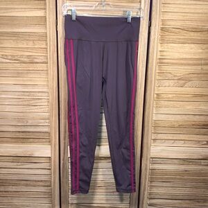Adidas Athletic Yoga Workout Leggings Purple Pink Size M